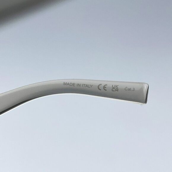 NEW Saint Laurent SL593 003 Beige Grey Silver Square Unisex Sunglasses - Picture 7 of 9